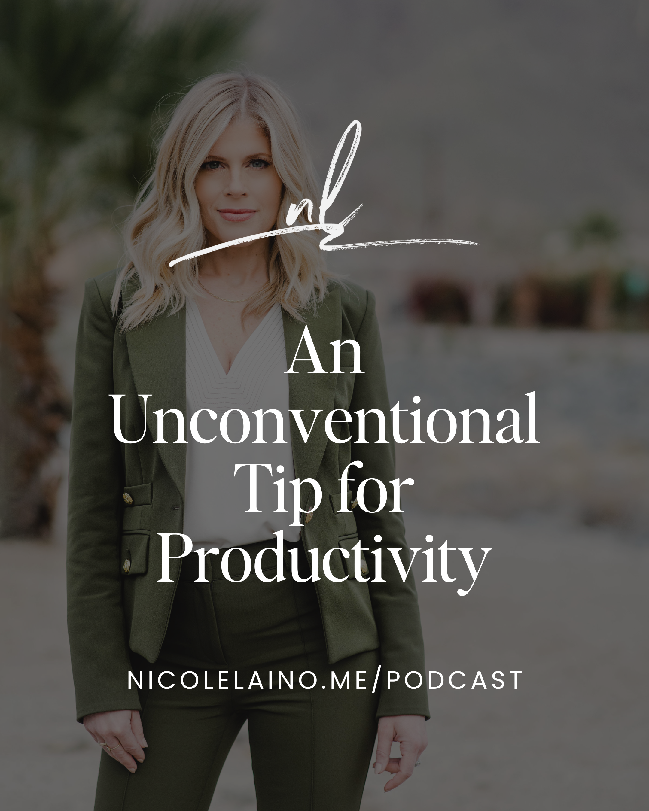 An Unconventional Tip for Productivity