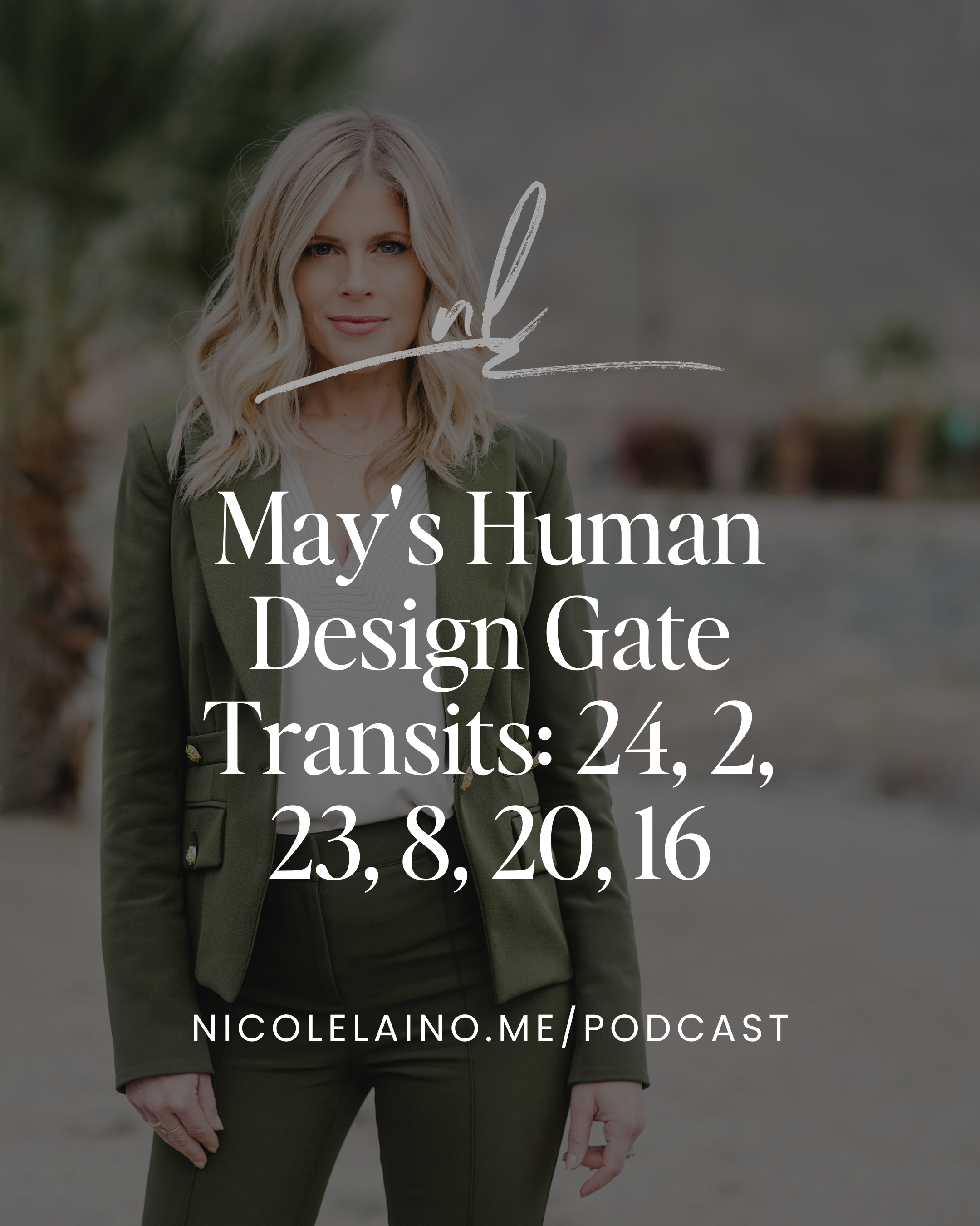 May's Human Design Gate Transits: 24, 2, 23, 8, 20, 16